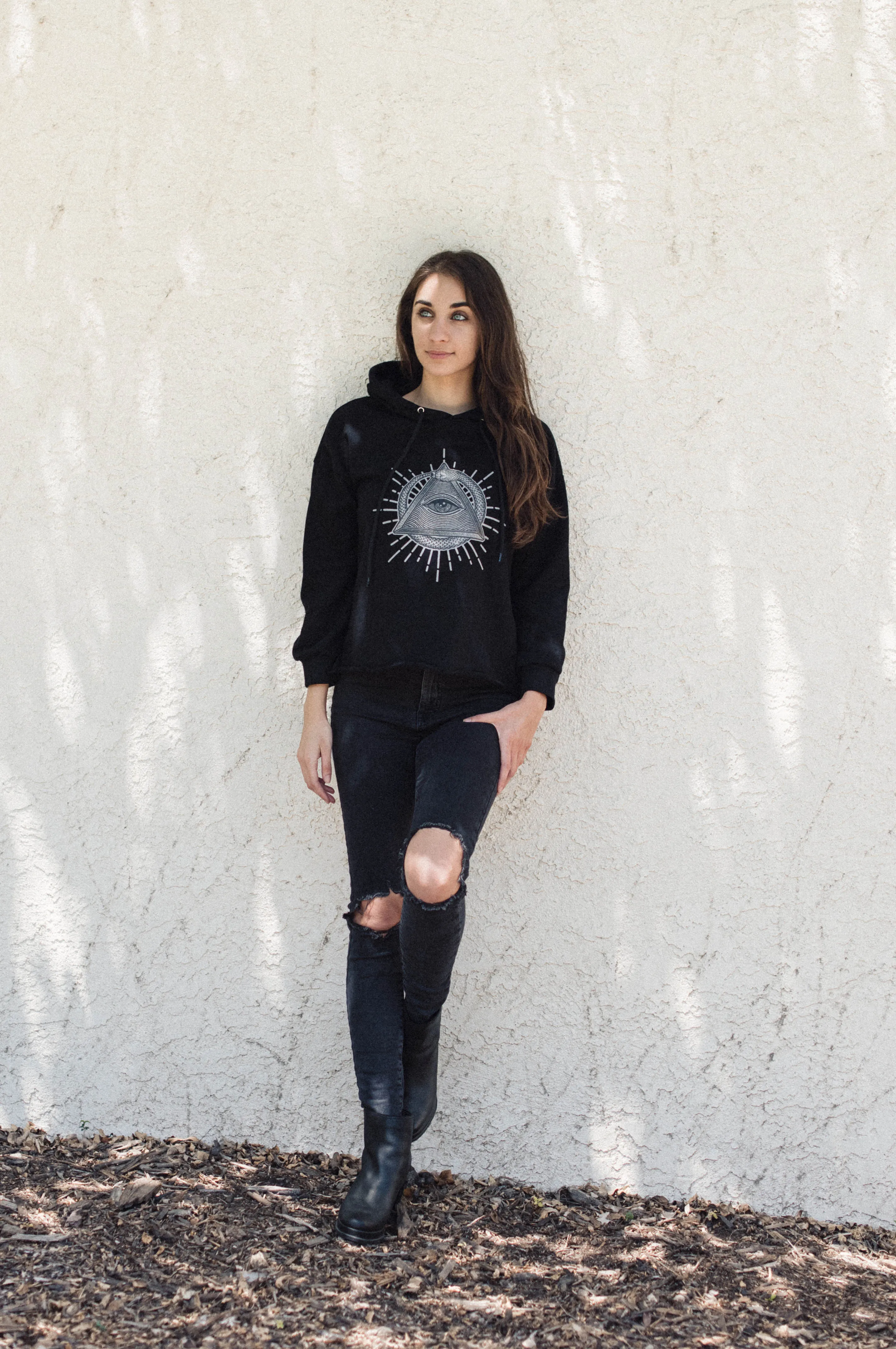 Veles Crop Hoodie Sweatshirt