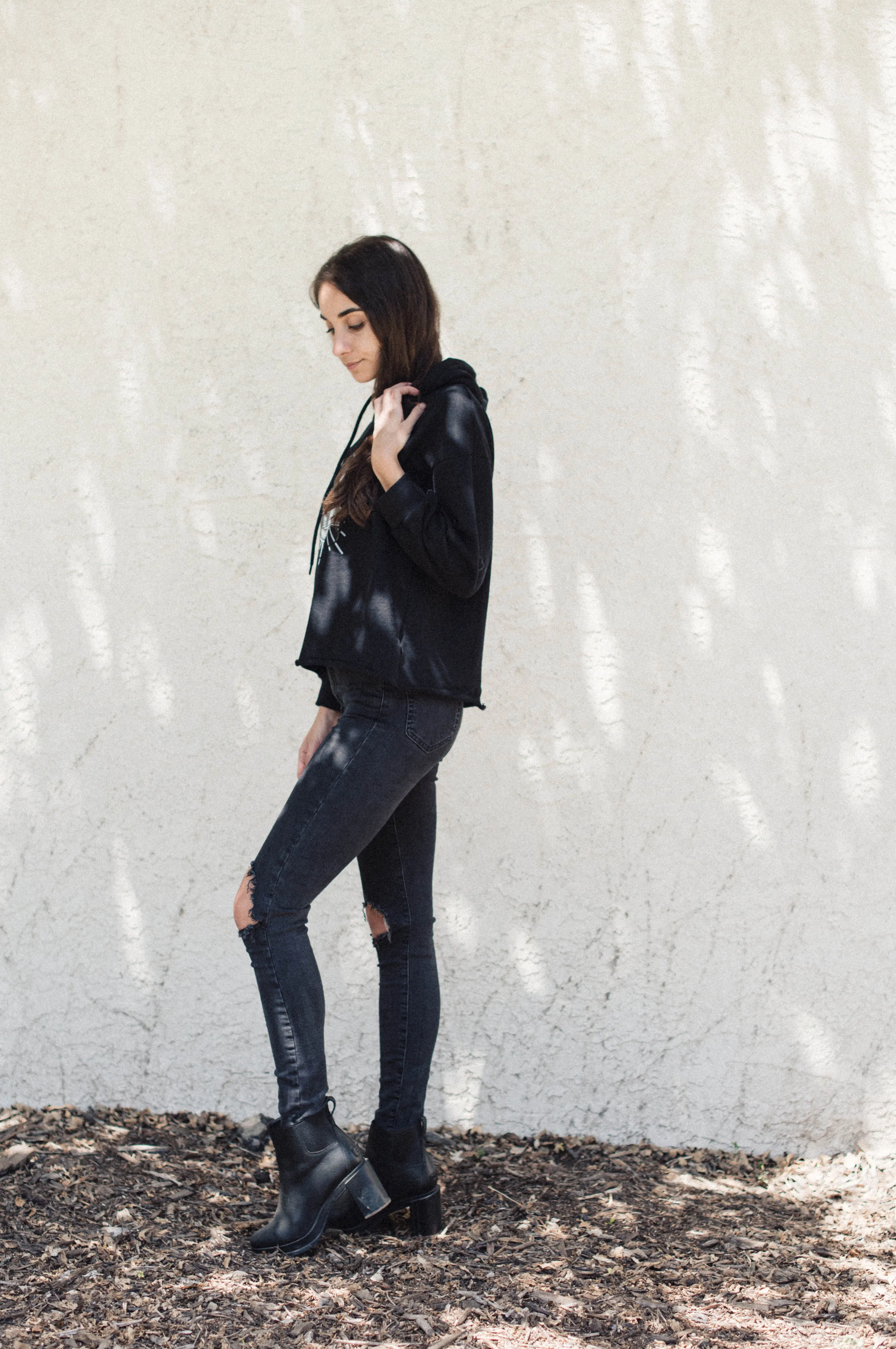 Veles Crop Hoodie Sweatshirt