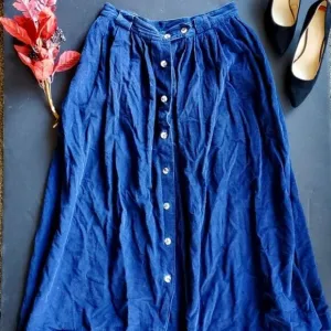 Vintage Eagle's Eye Corduroy Skirt