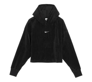 W Nike Velour Cropped Pullover Hood