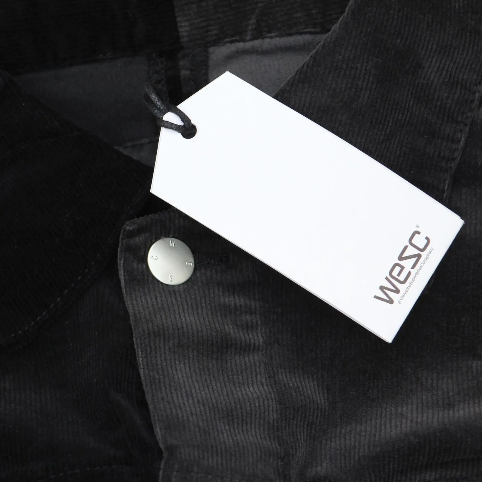 Wesc Men's Split Colorblocked Corduroy Trucker Jacket