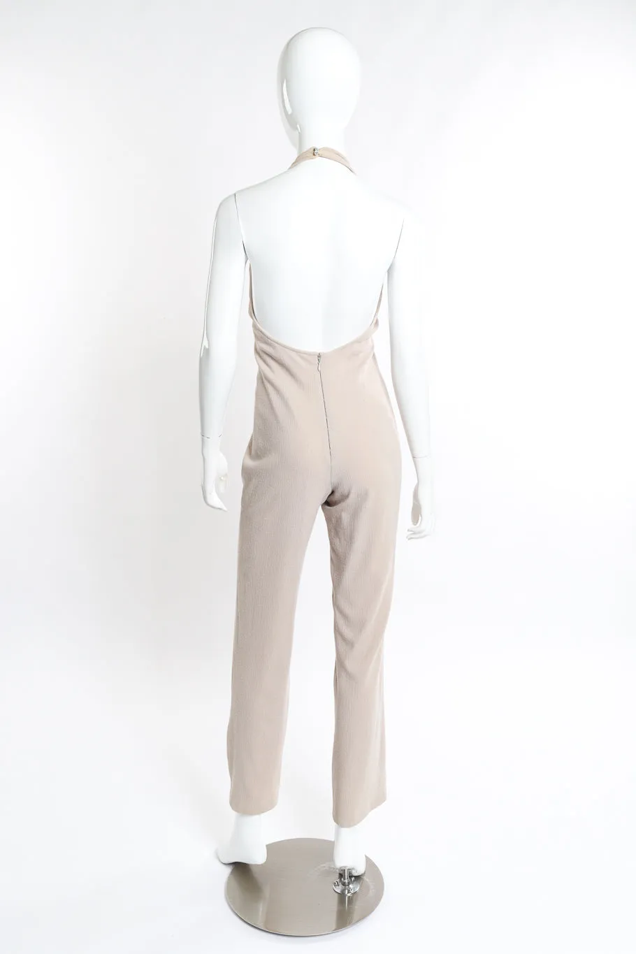Wool Halter Jumpsuit