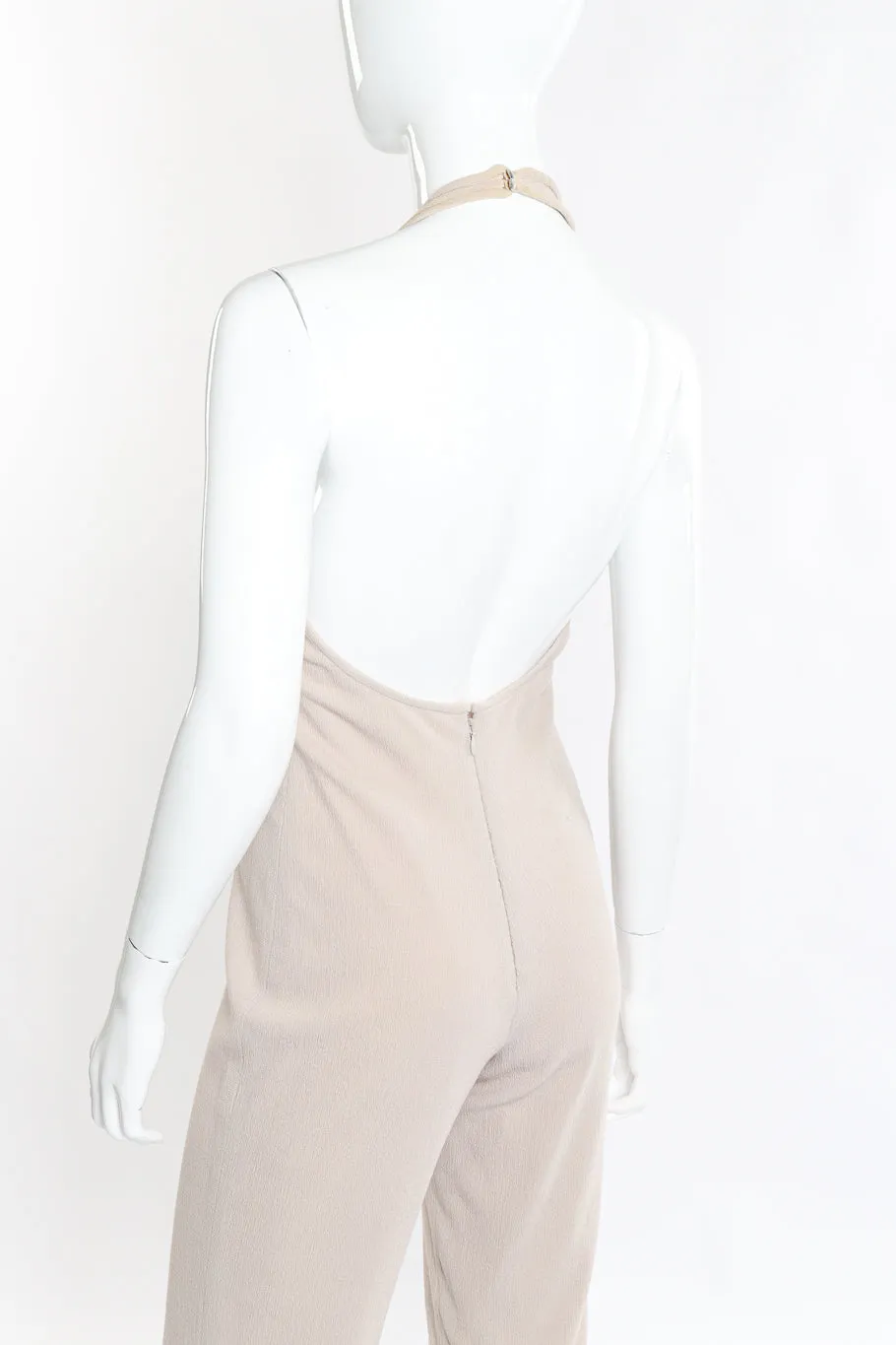 Wool Halter Jumpsuit