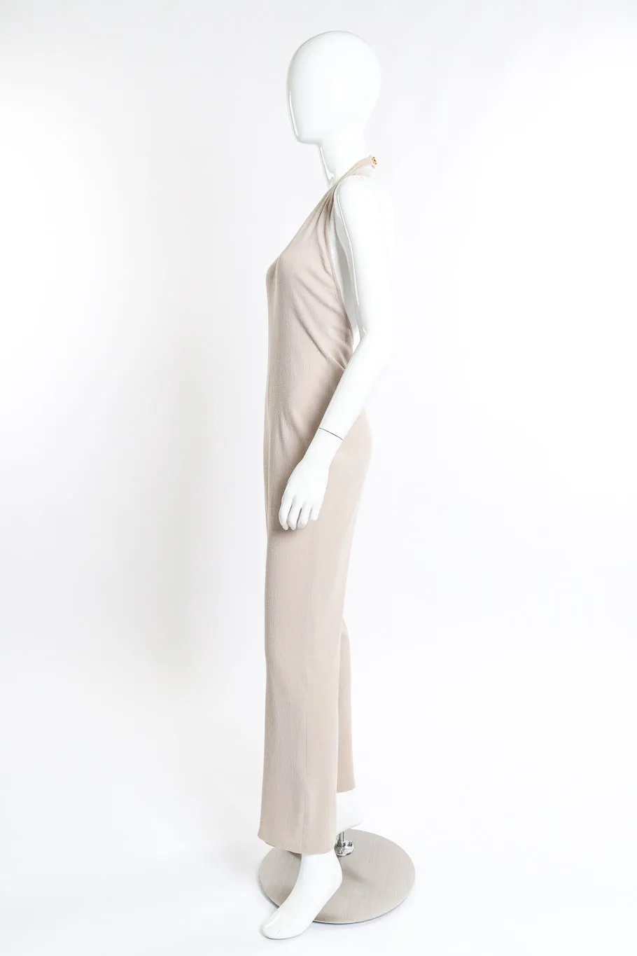 Wool Halter Jumpsuit