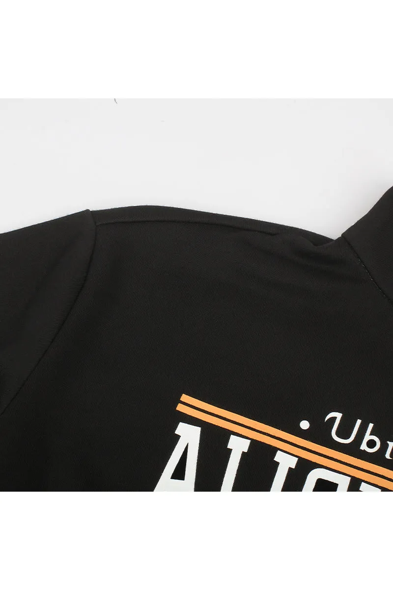 WQ3283 Zipper Polo Sweatshirt