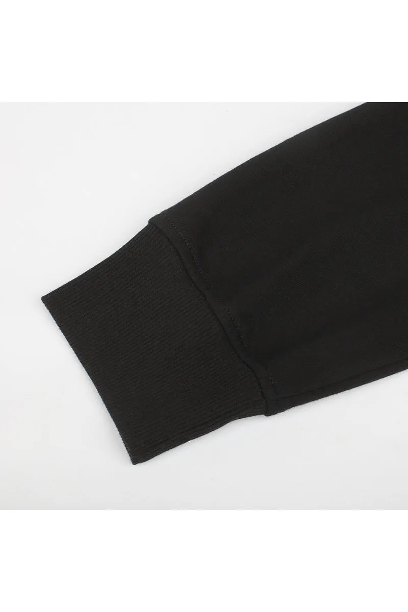 WQ3283 Zipper Polo Sweatshirt