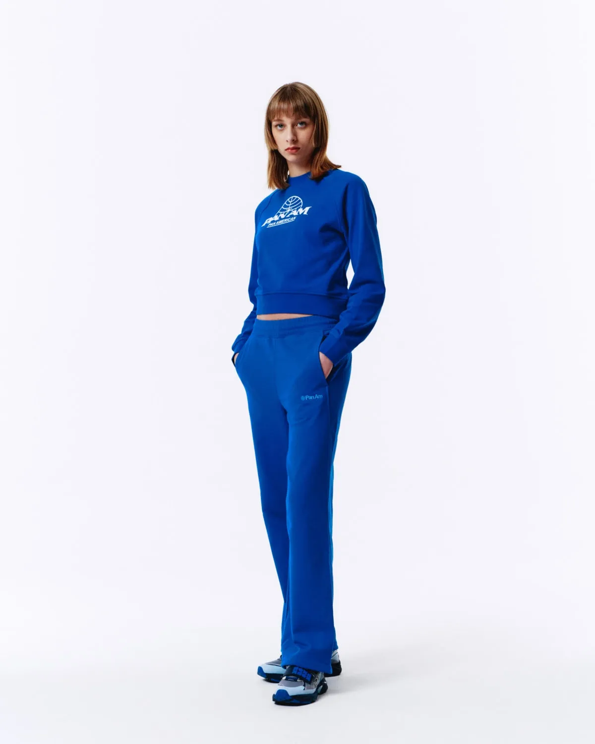 W's NEW LOGO CROP MTM_SIGNATURE BLUE